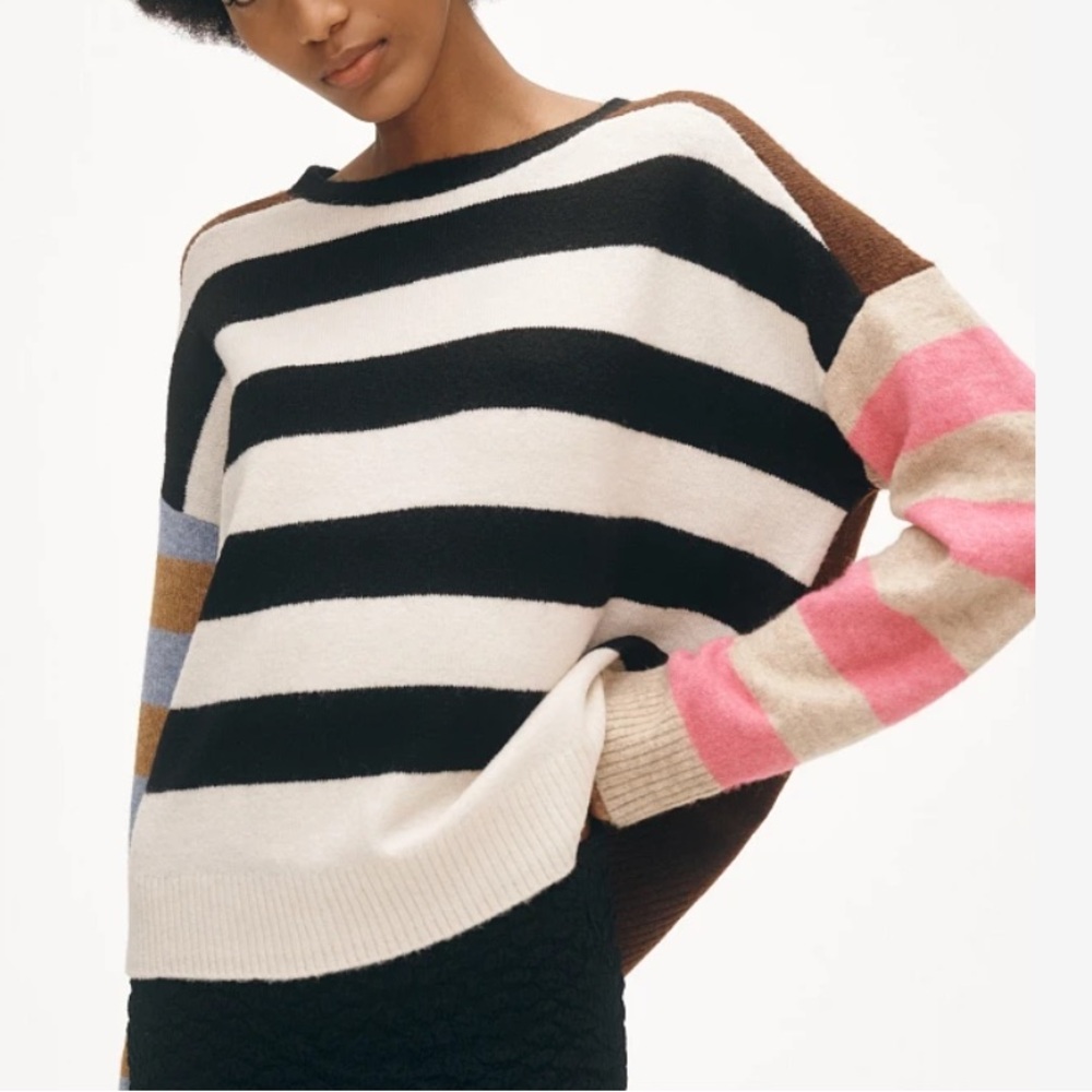 Anthropologie color block sweater- size small - Picture 2 of 11